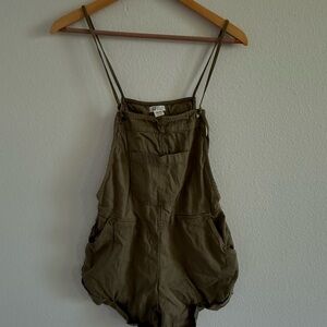 Billabong Olive Green Jumpsuit